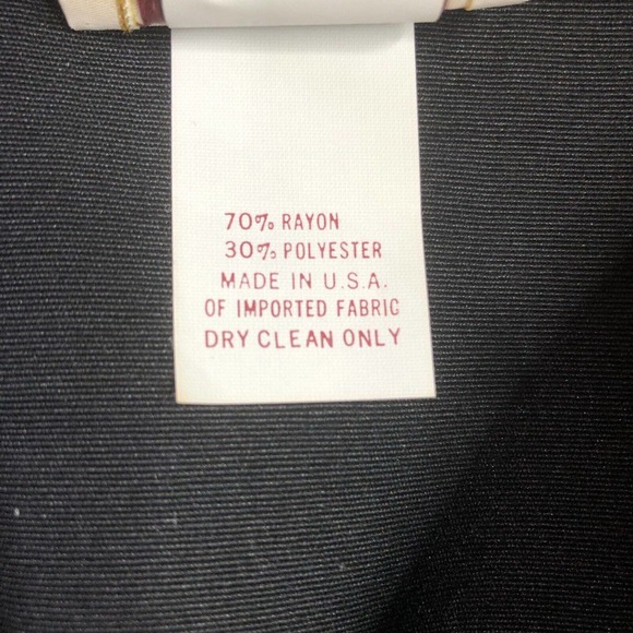 Vintage Luci Fellini Jumpsuit Black 1980s One Piece V-Neck Elastic Waist Size 12 - Picture 6 of 8